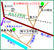 玉川神社マップ