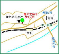 鎌宮諏訪神社マップ