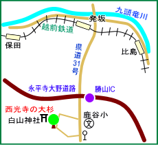 西光寺の大杉マップ