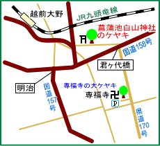 菖蒲池白山神社マップ