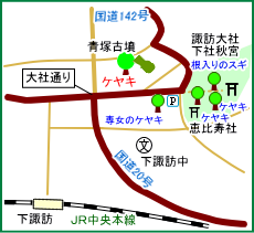 青塚古墳マップ