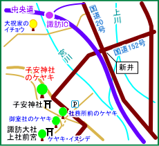 子安神社マップ