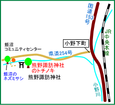 熊野諏訪神社マップ