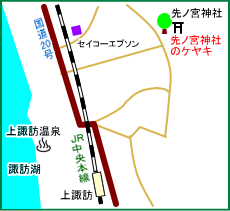 先ノ宮神社マップ