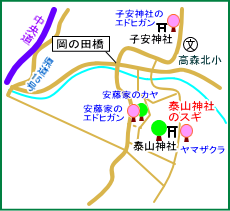 泰山神社マップ
