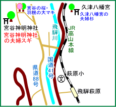 宮谷神明神社マップ