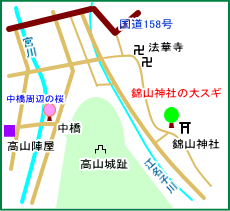 錦山神社マップ