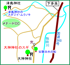 大神神社マップ