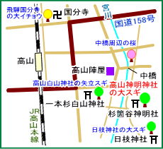 杉箇谷神明社マップ