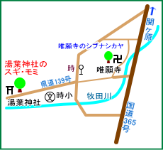 湯葉神社マップ