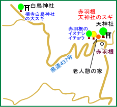 赤羽根天神社マップ