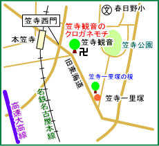 笠寺観音マップ