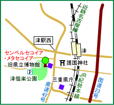 旧県立博物館マップ