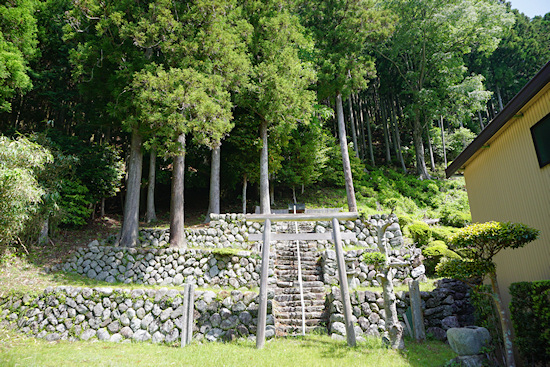 加波神社跡