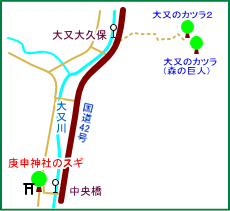 庚申神社マップ