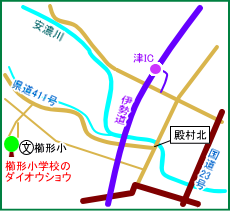 櫛形小学校マップ