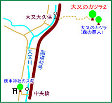 大又のカツラ２　マップ