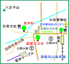 日吉大社マップ