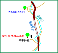 琴平神社マップ
