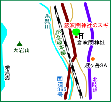 意波閇神社マップ