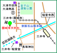 三井寺マップ