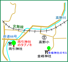 雨引神社マップ