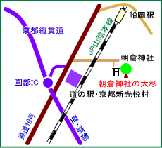 朝倉神社マップ