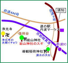 岩山神社マップ