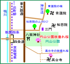 円山公園マップ