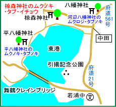 椋森神社マップ