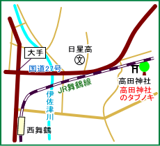 高田神社マップ