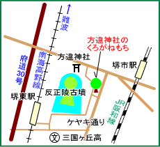 方違神社マップ