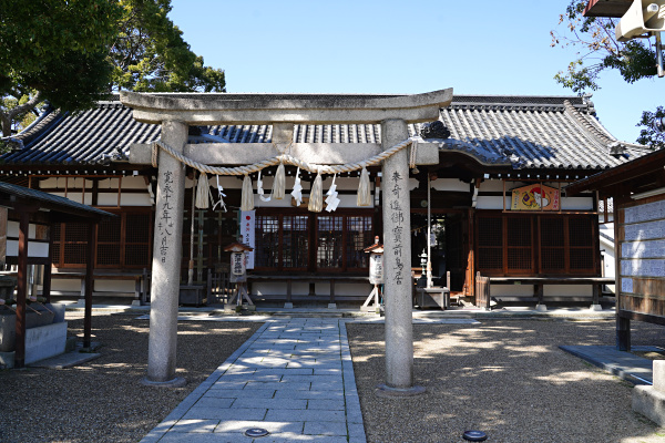 石津太神社拝殿