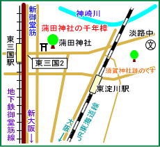 蒲田神社マップ