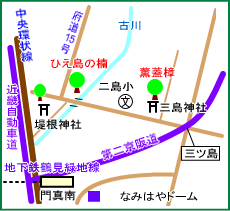 三島神社マップ