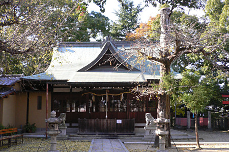 西堤神社社殿