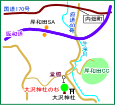 大沢神社マップ