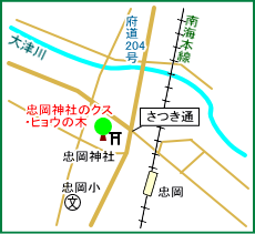 忠岡神社マップ