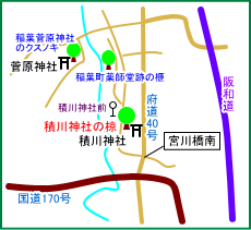 積川神社マップ
