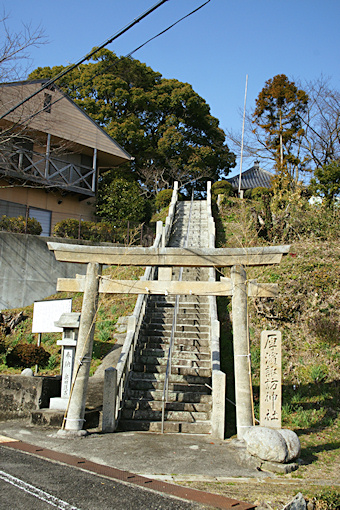 厚浜諏訪神社のクスノキ