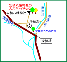 安積八幡神社マップ