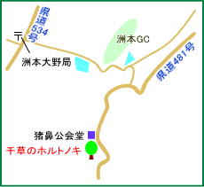 千草のホルトノキ　マップ
