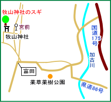 牧山神社マップ