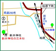 新井神社マップ