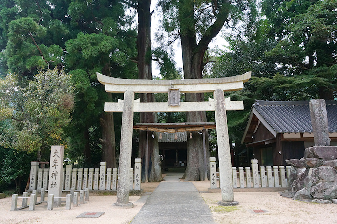 大年神社の夫婦杉