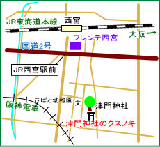津門神社マップ