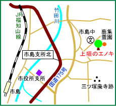 上垣のエノキ　マップ