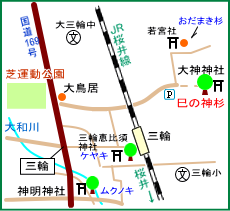 大神神社マップ