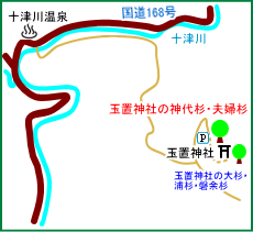 玉置神社マップ