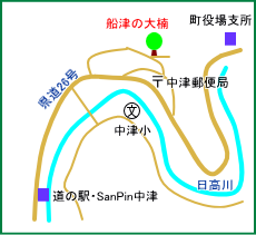 船津の大楠マップ
